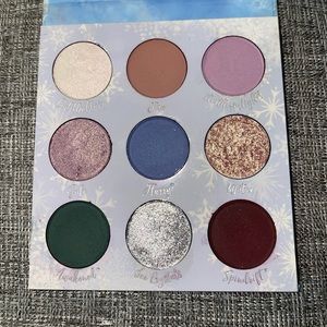 Colourpop Elsa eyeshadow palette.